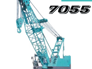 CHO THUÊ XE CẨU BÁNH XÍCH 55 TẤN KOBELCO 7055-3F