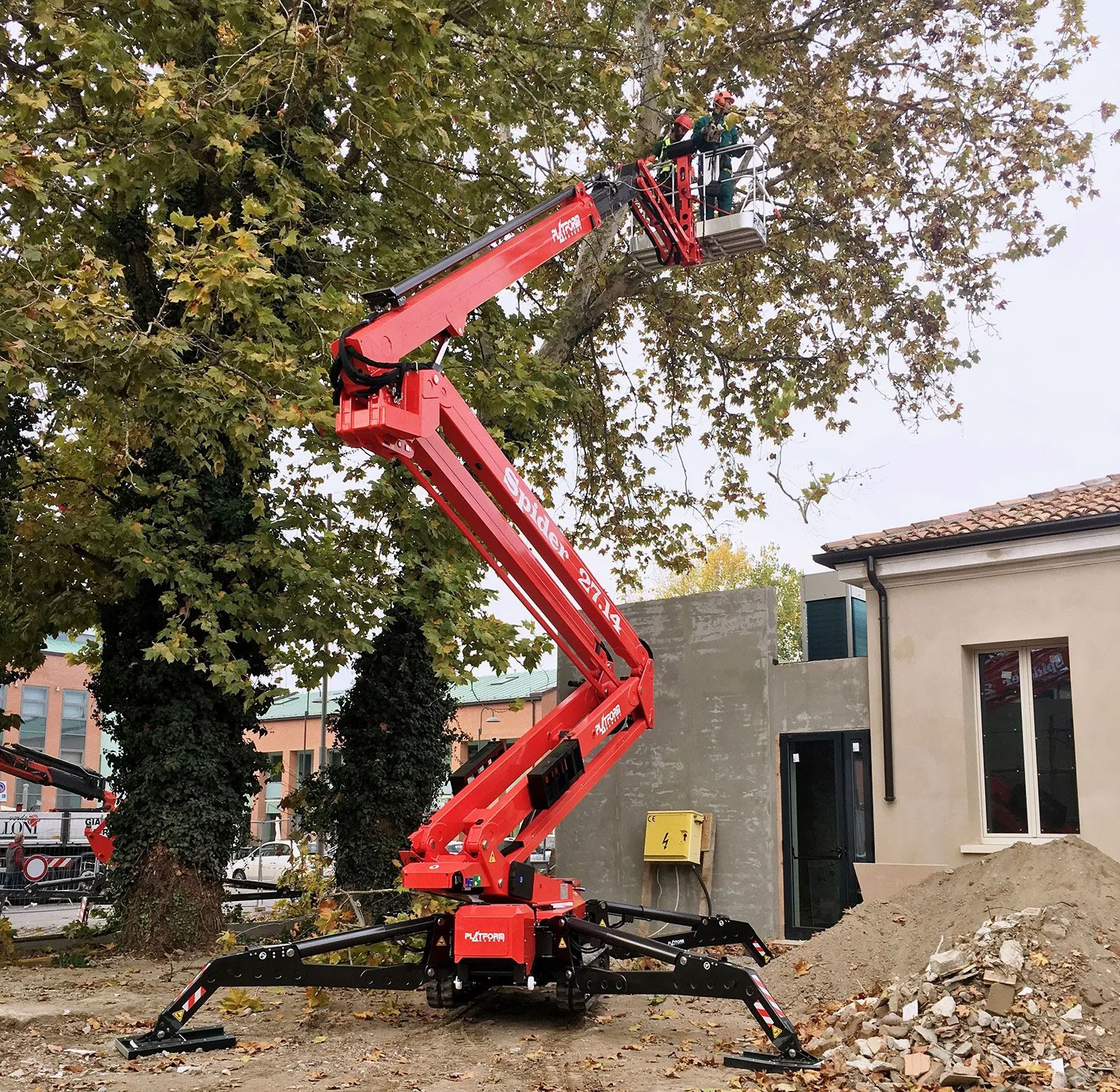 Xe nâng người chân nhện